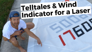 Telltales and wind indicator for ILCA